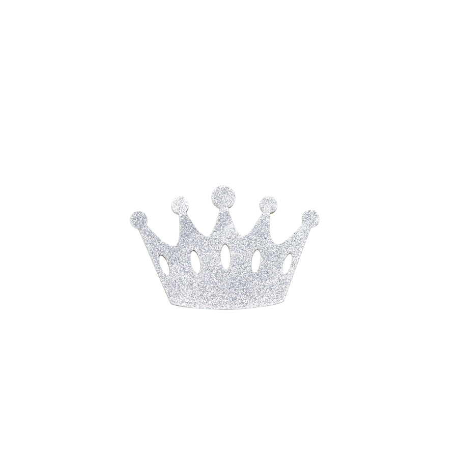 Crown Foam Sign - Silver