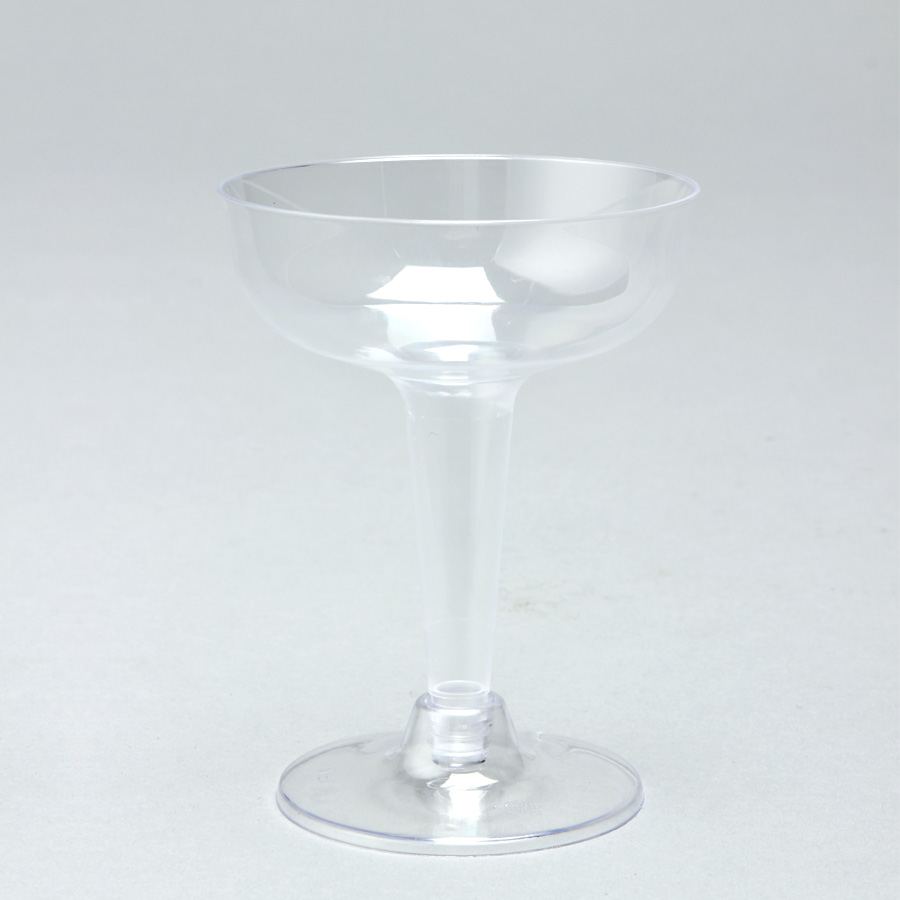 Plastic Margarita Glass 4¼" - Clear