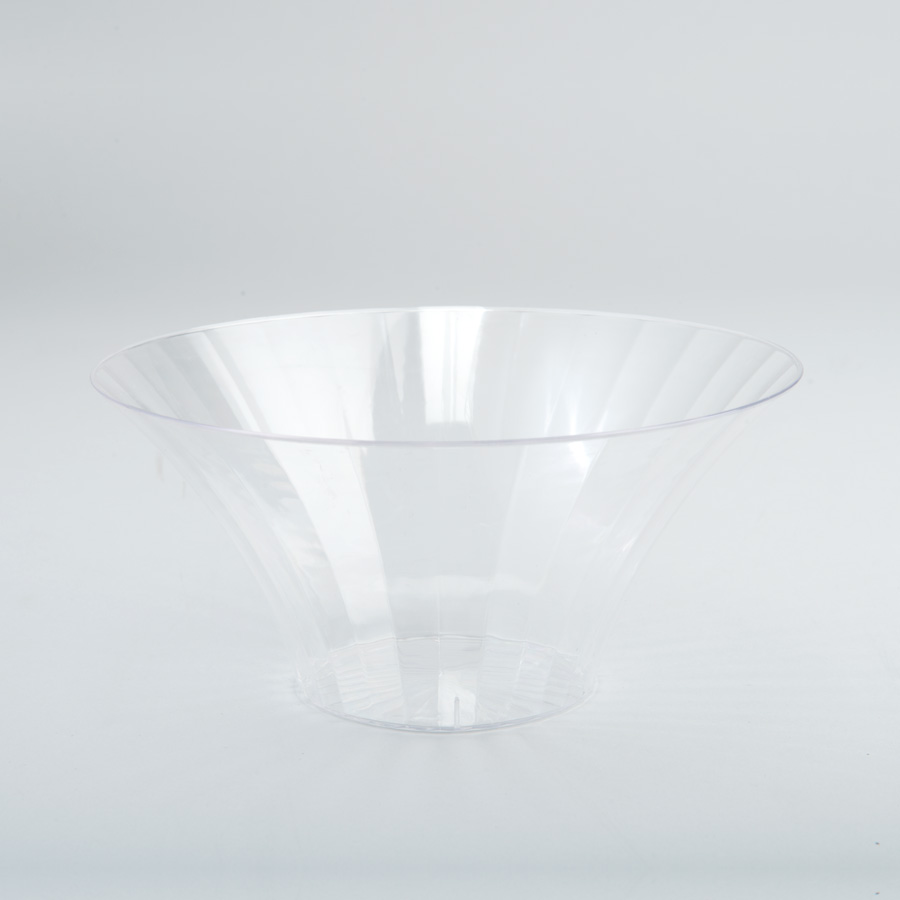 Plastic Flared Bowl 3¼" - Clear