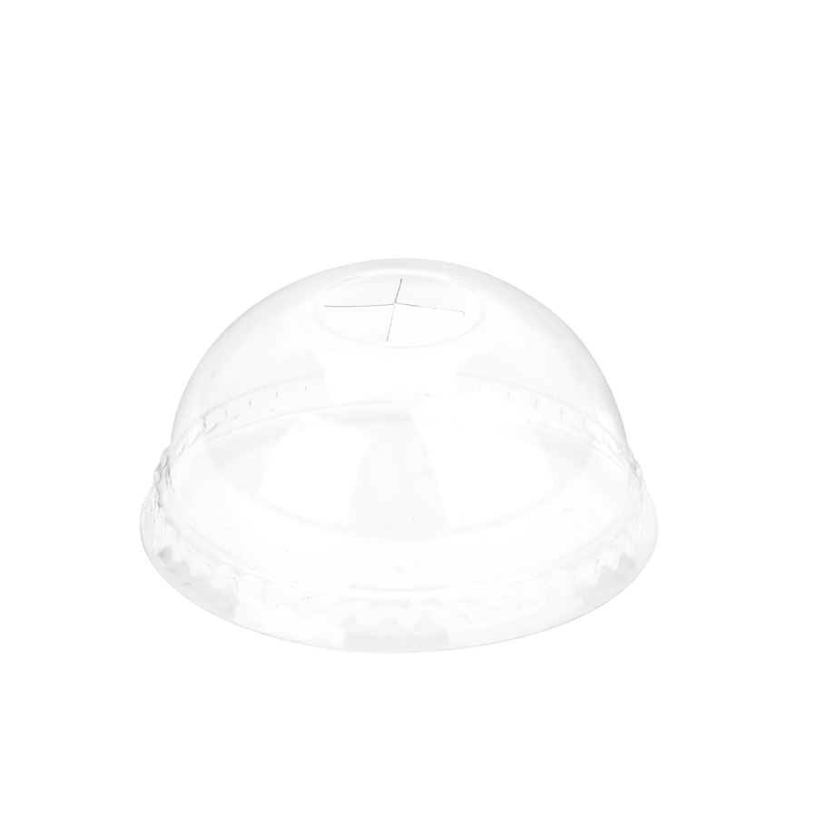 Plastic Dome Lid for Plastic Cup 16oz 50pc/bag - Clear