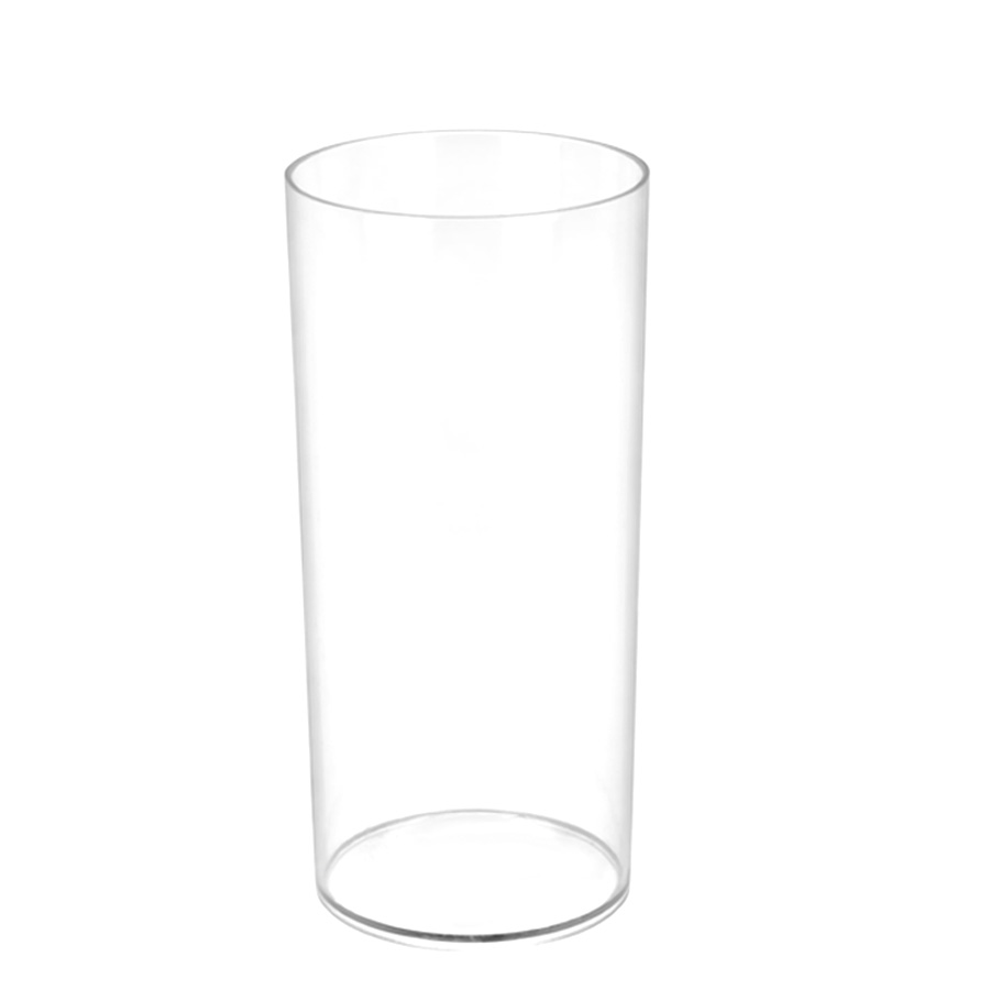 Plastic Cylinder Vase 20" - Clear