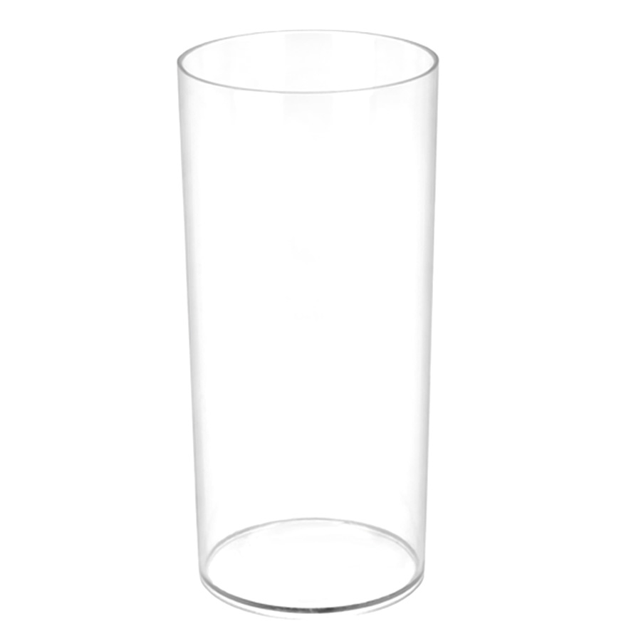 Plastic Cylinder Vase 24" - Clear