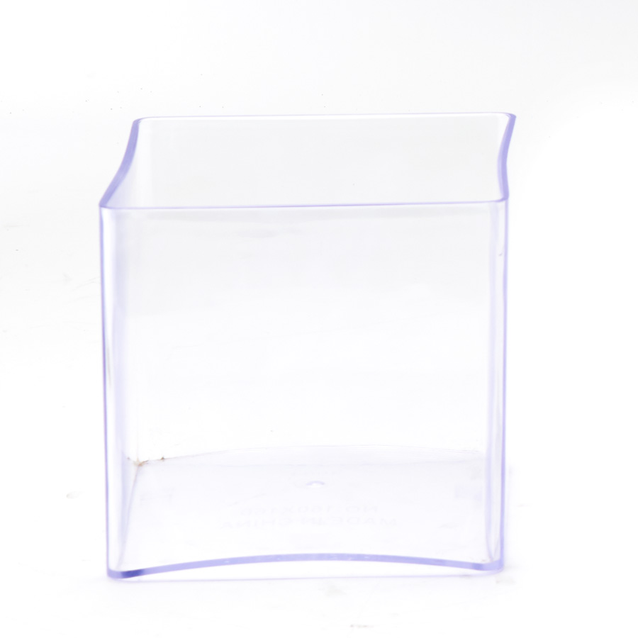 Plastic Square Container 7" - Clear