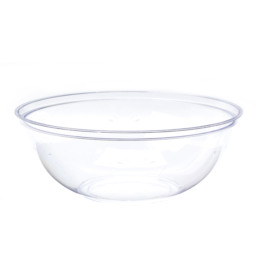 Plastic Serving Bowl - Clear