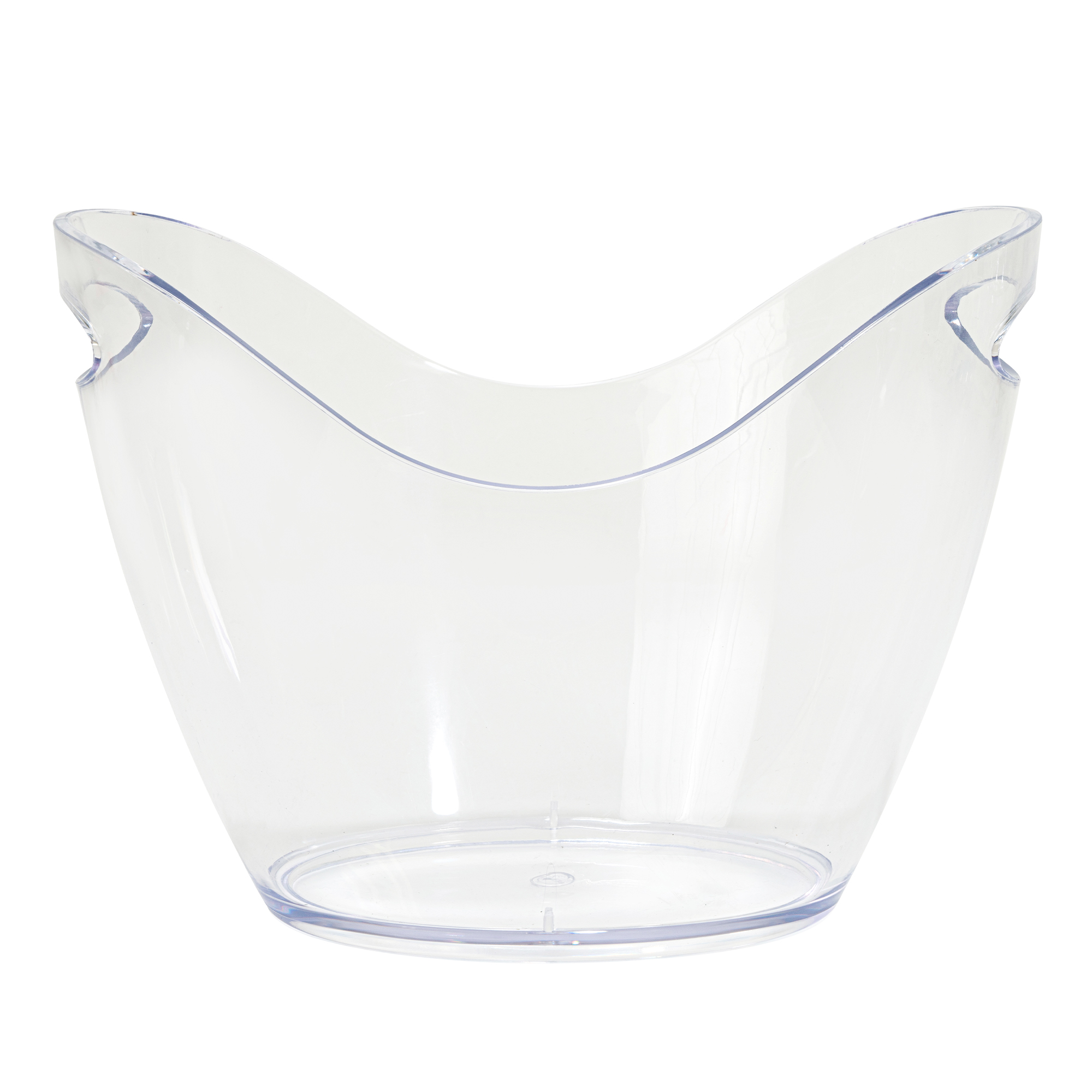 Plastic Ice Bucket - Clear