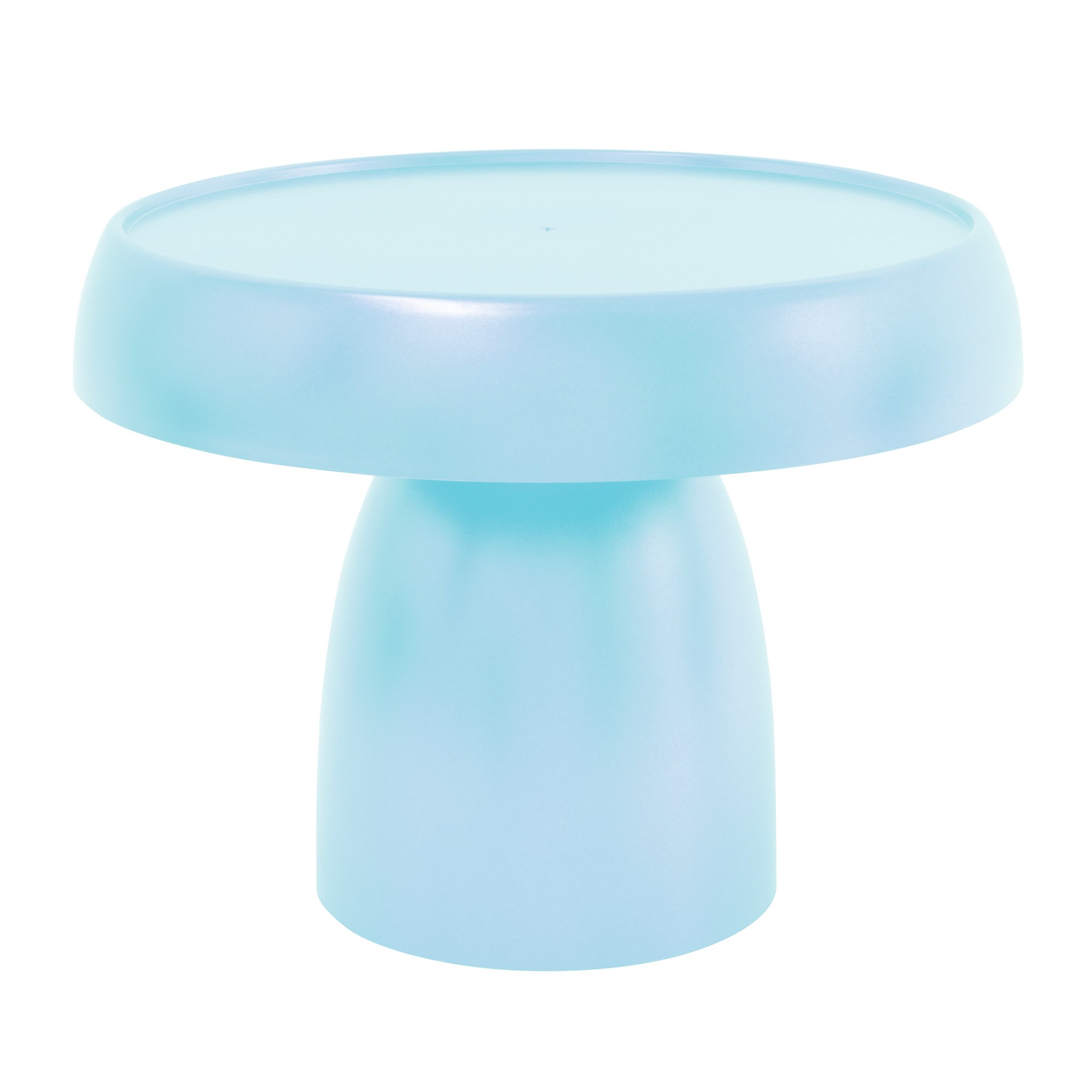 Plastic Mushroom Treat Stand 9½" - Blue