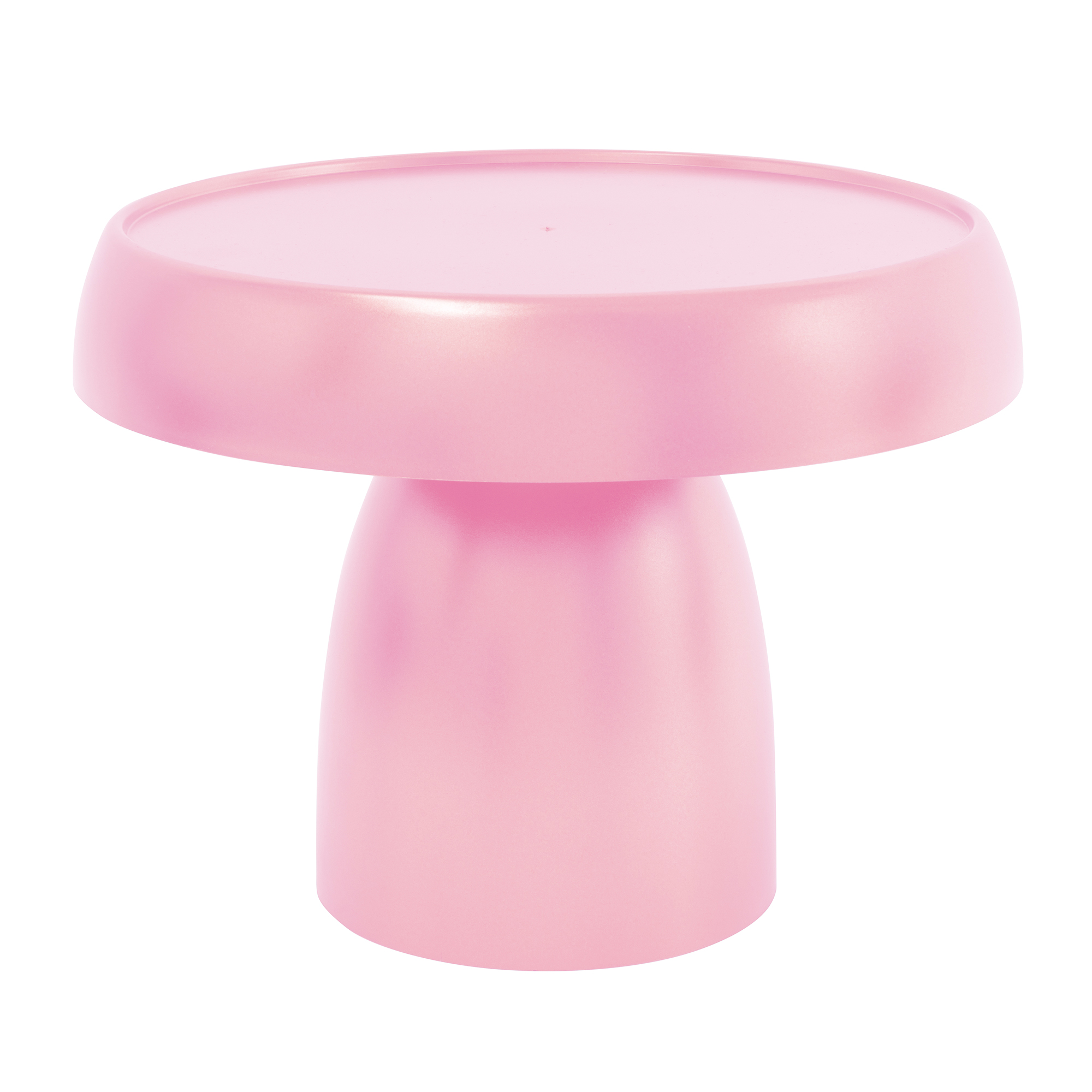 Plastic Mushroom Treat Stand 9½" - Pink
