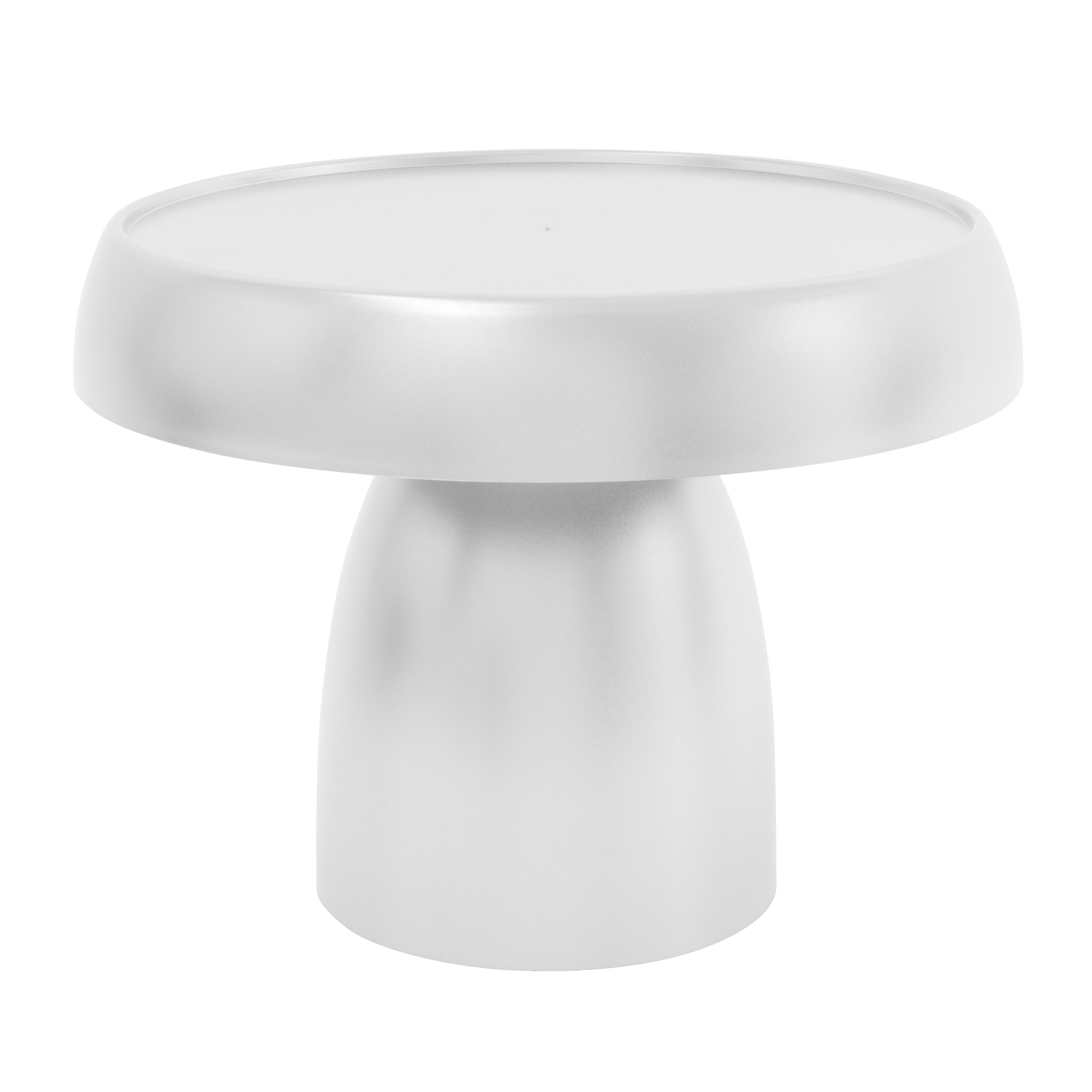 Plastic Mushroom Treat Stand 9½" - White