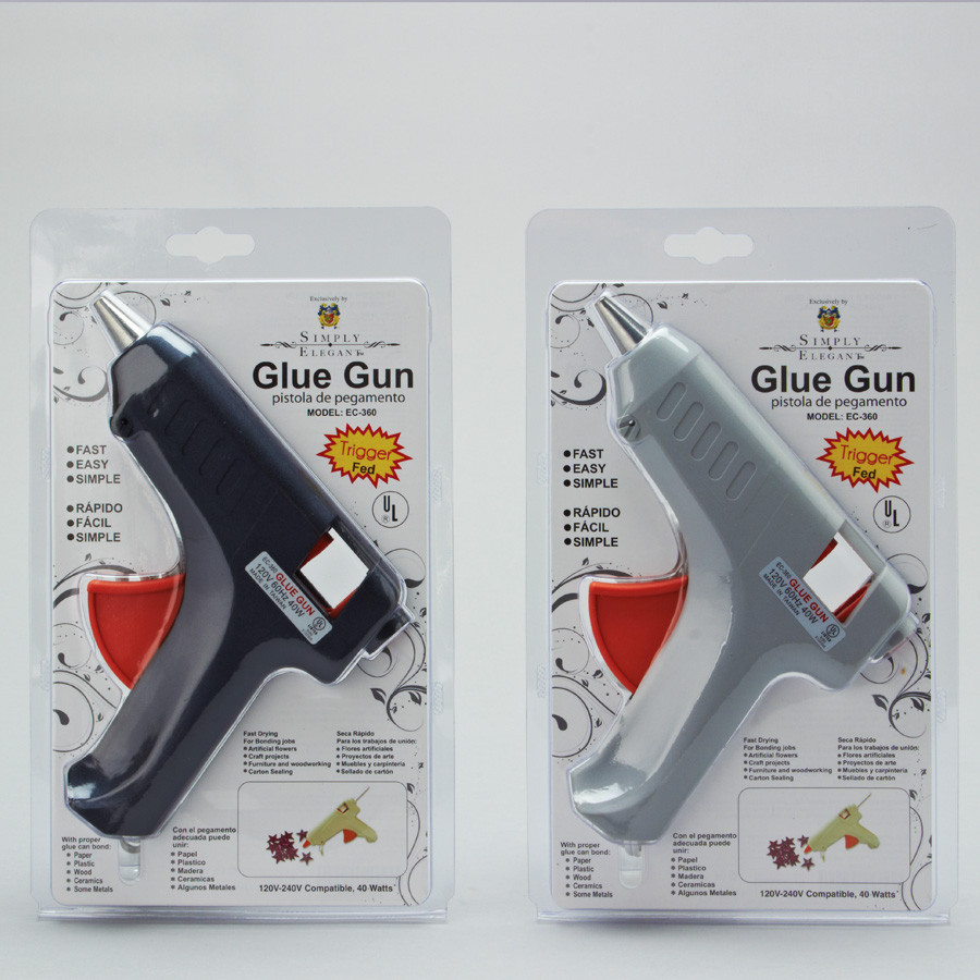 Glue Gun 40w for 10" Glue Sticks Black & Grey Color
