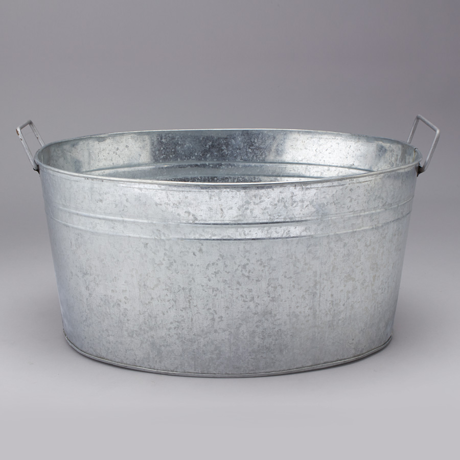 Metal Ice Bucket 6 gallon - Silver