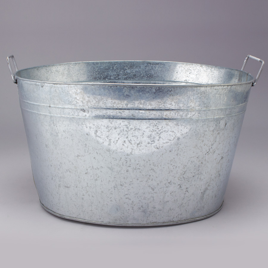Metal Ice Bucket 8 gallon - Silver