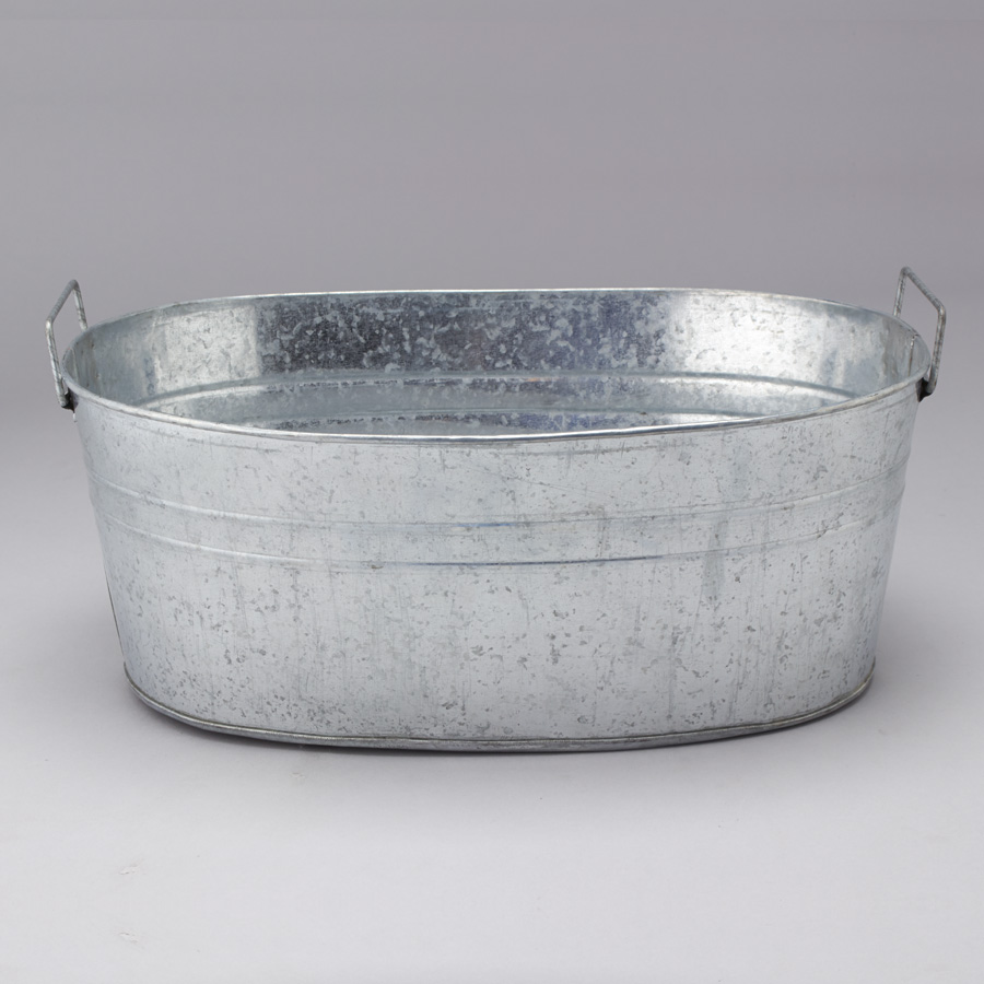 Metal Ice Bucket 2.5 gallon - Silver