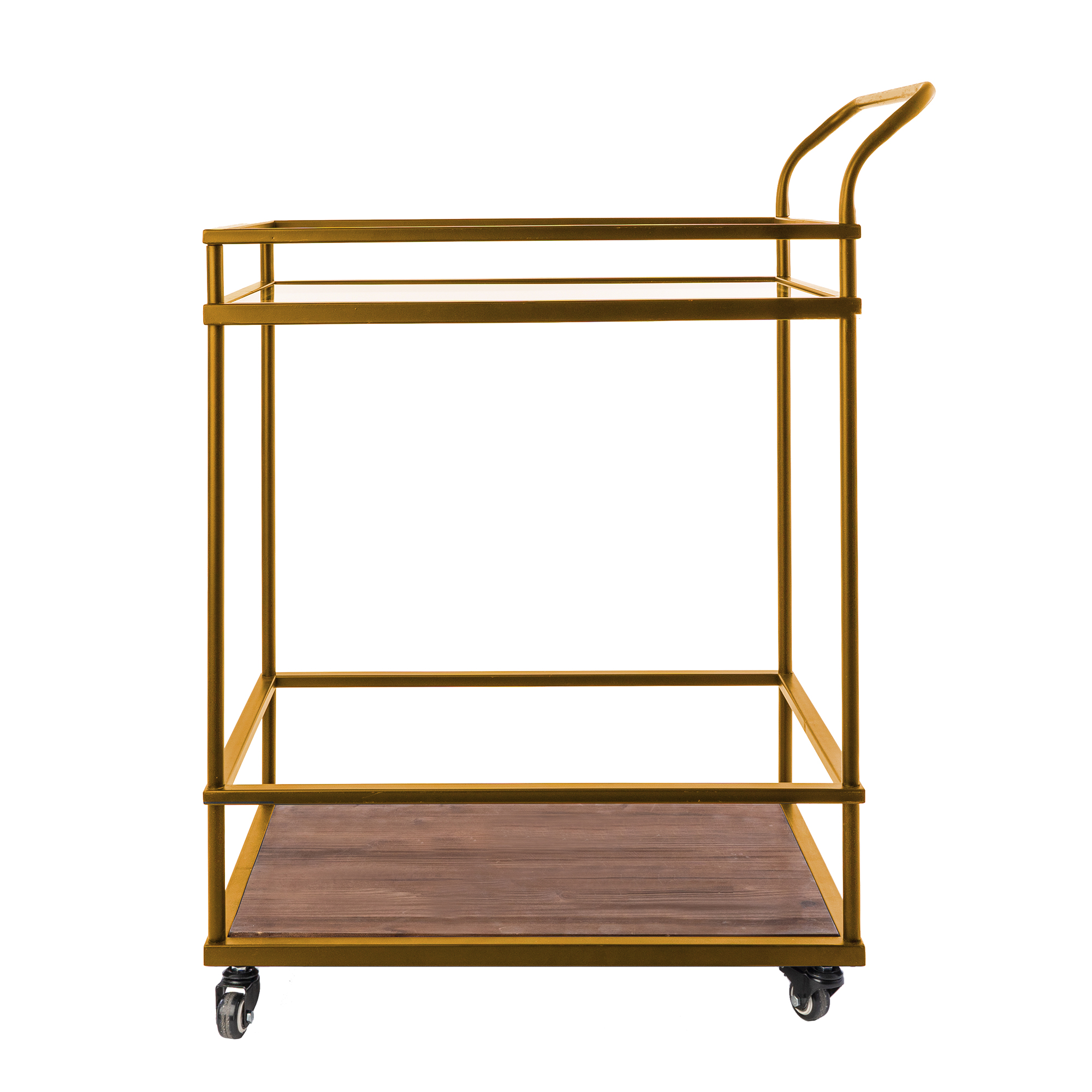 Modern Bar Cart  - Gold