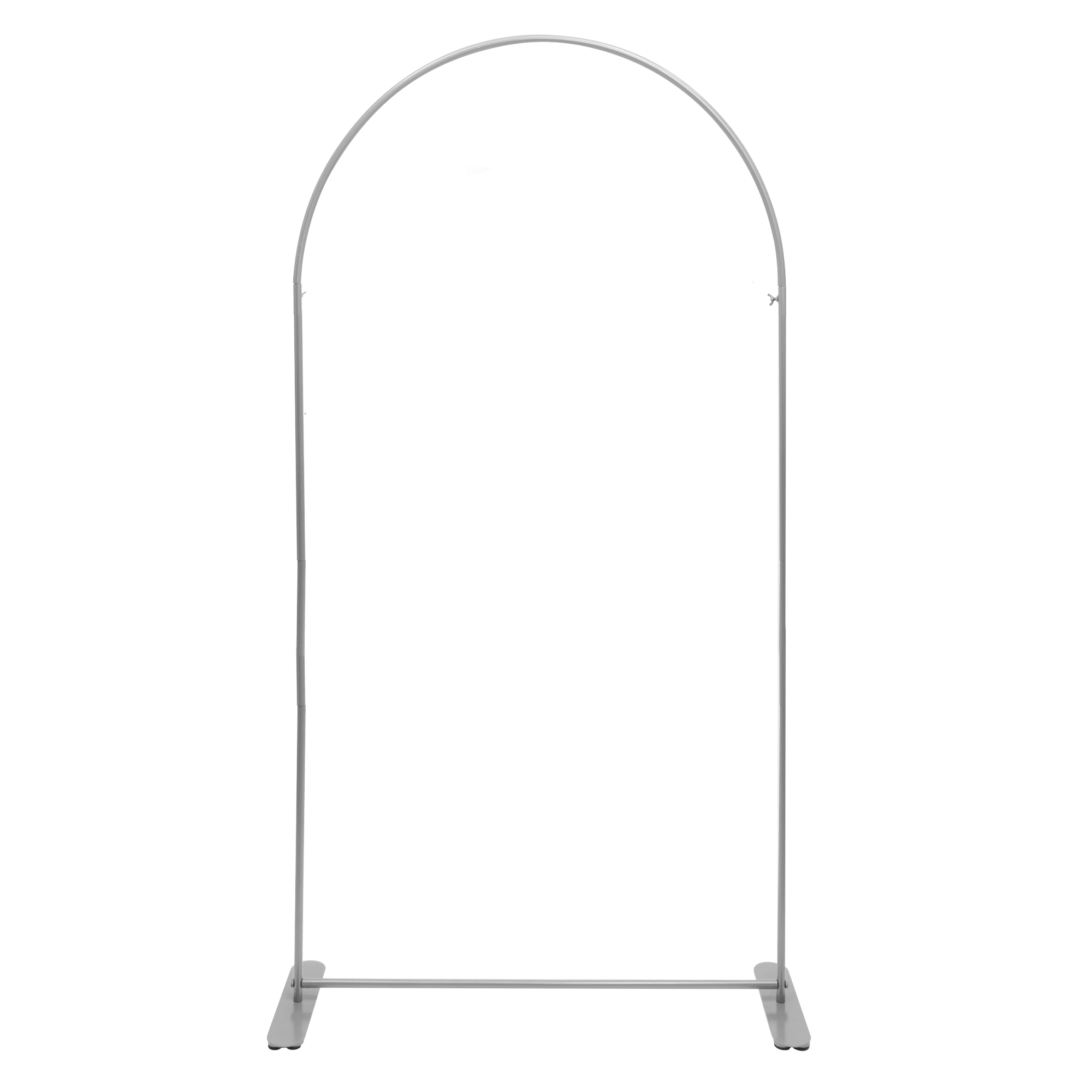 Metal Arch Backdrop Stand 36" x 72" - Silver