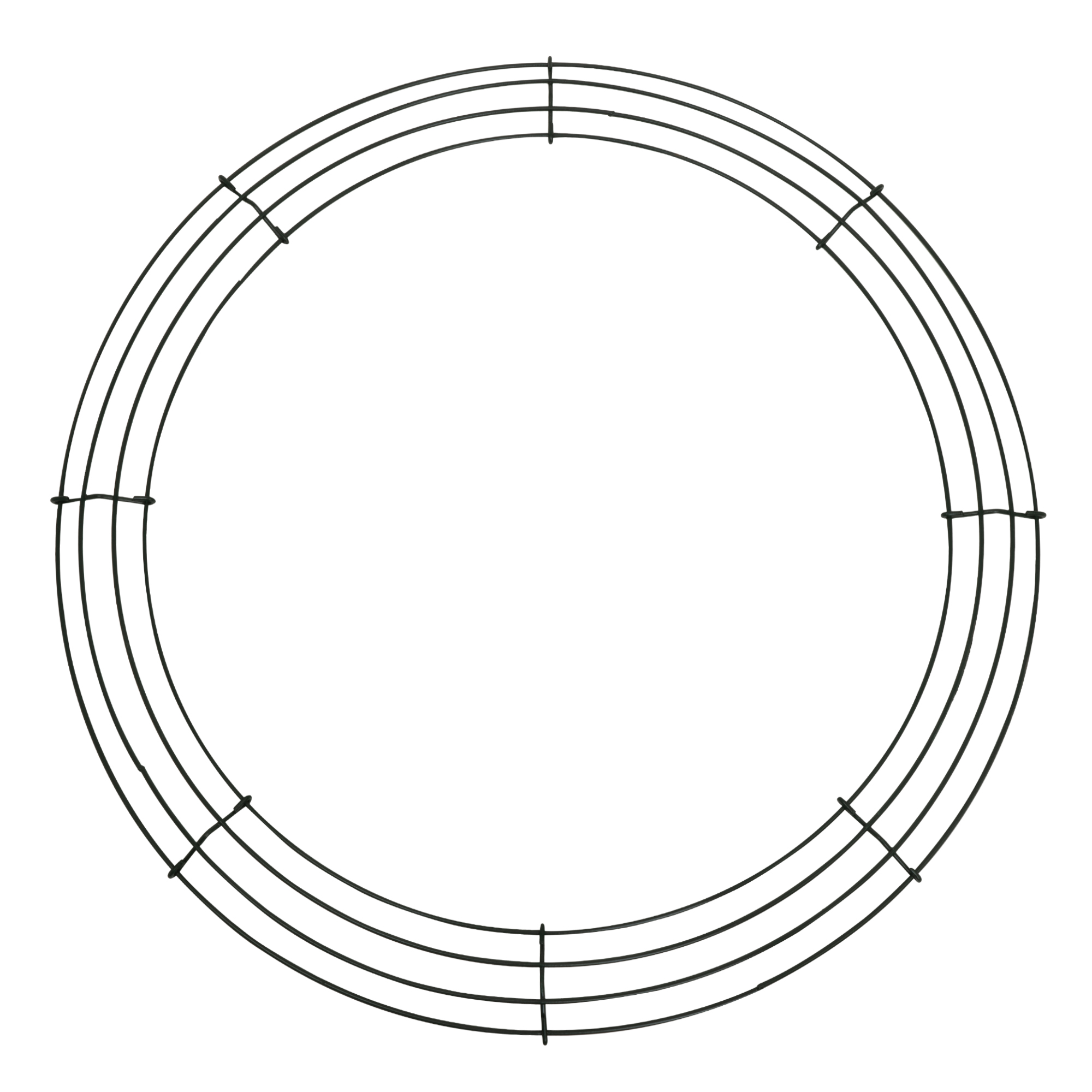 4-Ring Wire Wreath Form 18"