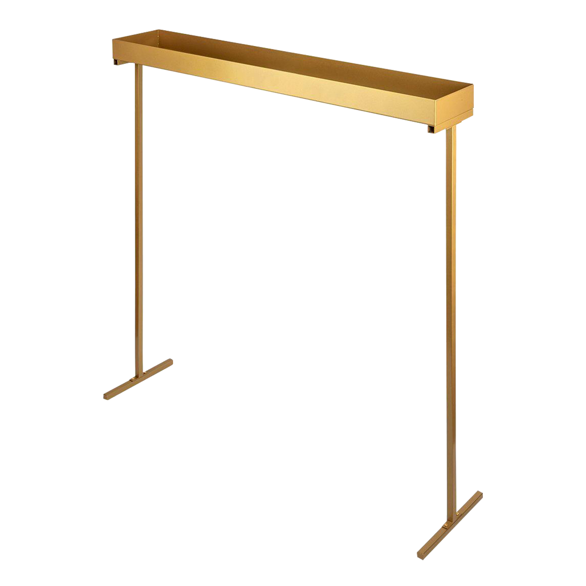 Metal Tabletop Flower Stand 39" - Gold