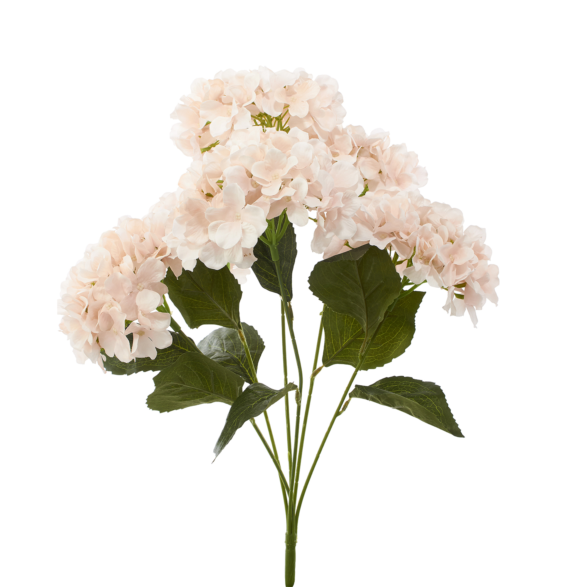Artificial Hydrangea Bouquet 22½" - Blush
