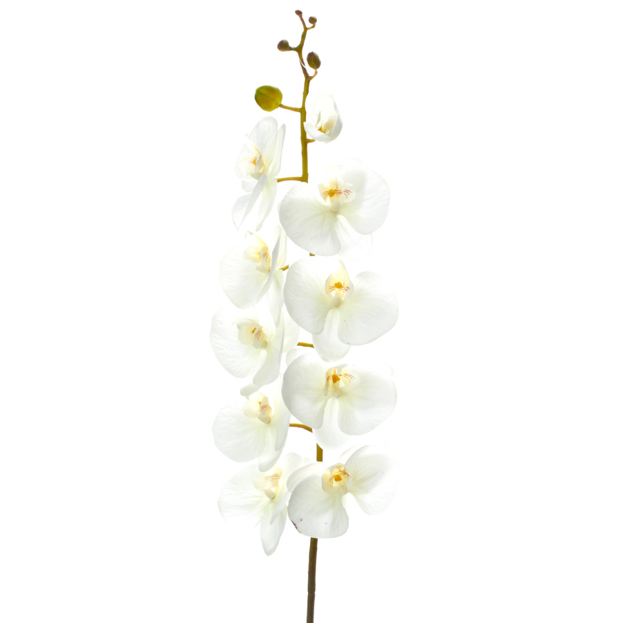 Phalaenopsis Faux Orchid Spray - White