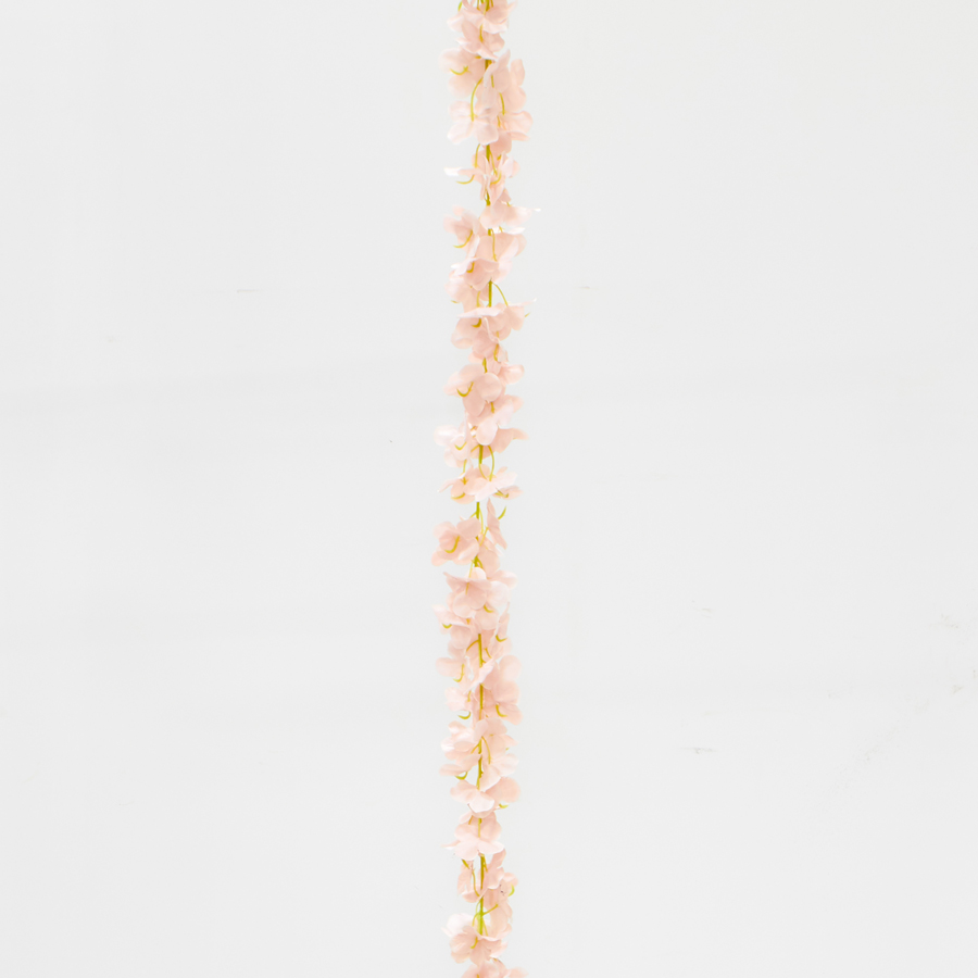 Artificial Hydrangea Flower Garland - Blush