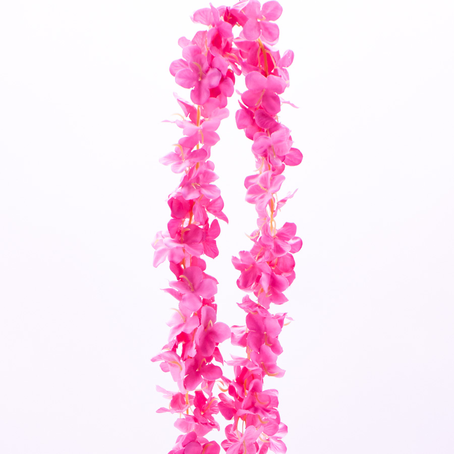 Artificial Hydrangea Flower Garland - Fuchsia