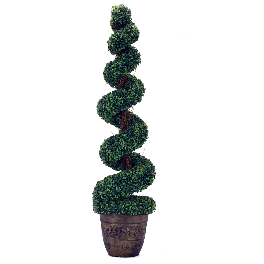 Artificial Spiral Boxwood Tree - 60"