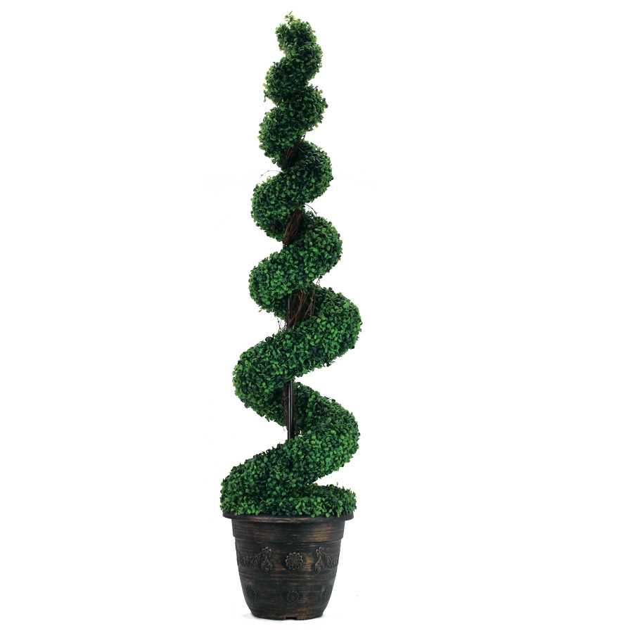 Artificial Spiral Boxwood Tree - 70"