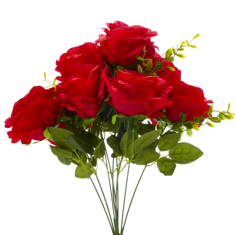 Artificial Rose Bouquet - Red