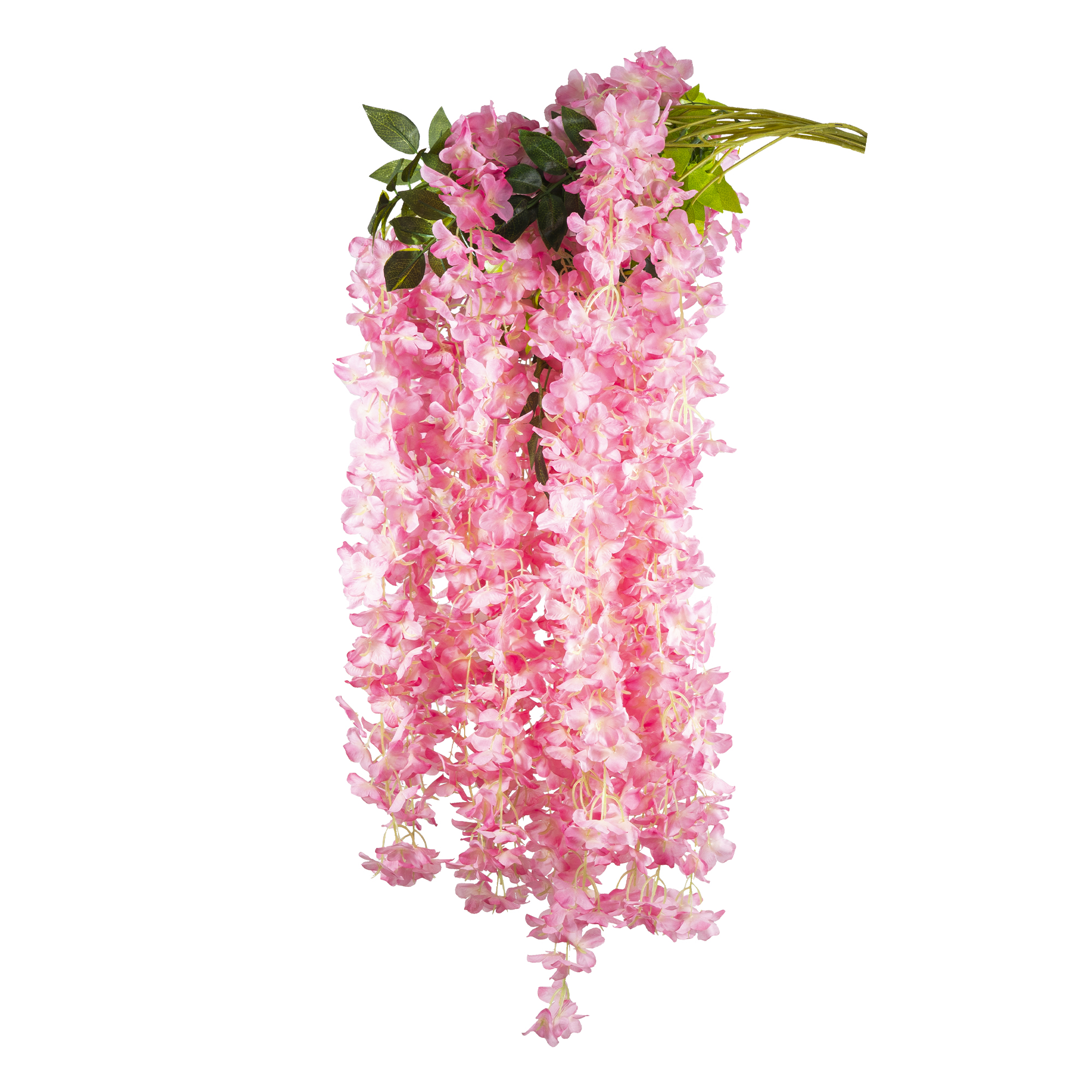 Artificial Wisteria Branch 43½" - Pink