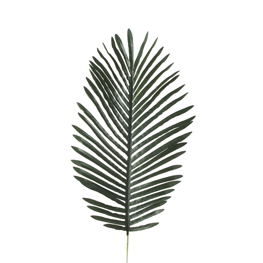 Artificial Feather Palm Leaves 21" - Dark Green