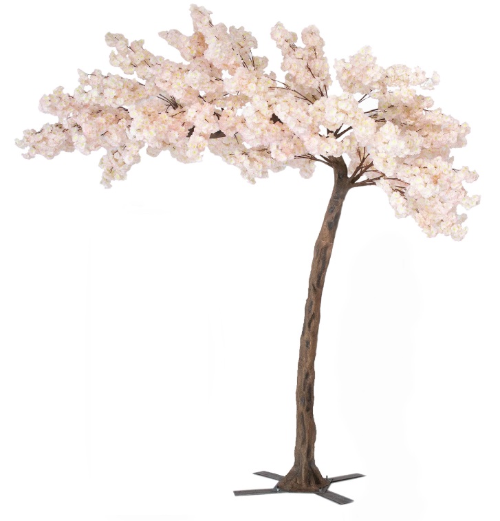 Artificial Arch Flowering Cherry Blossom Tree 10½ ft - Pink