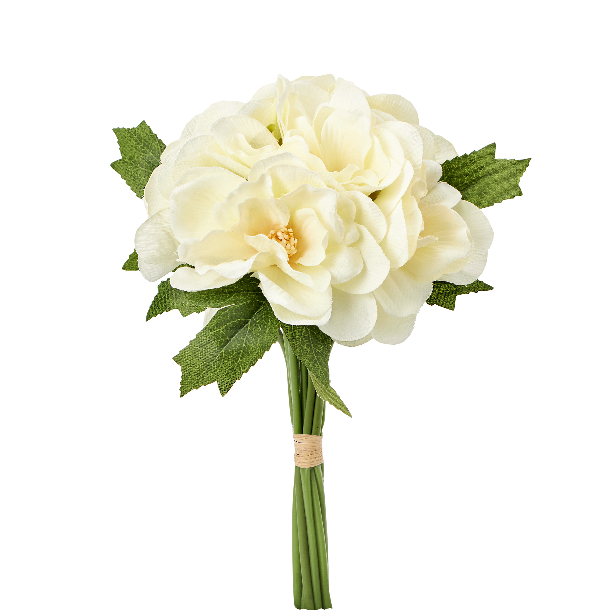 Artificial Gardenia jasminoides Flower Bouquet - Ivory