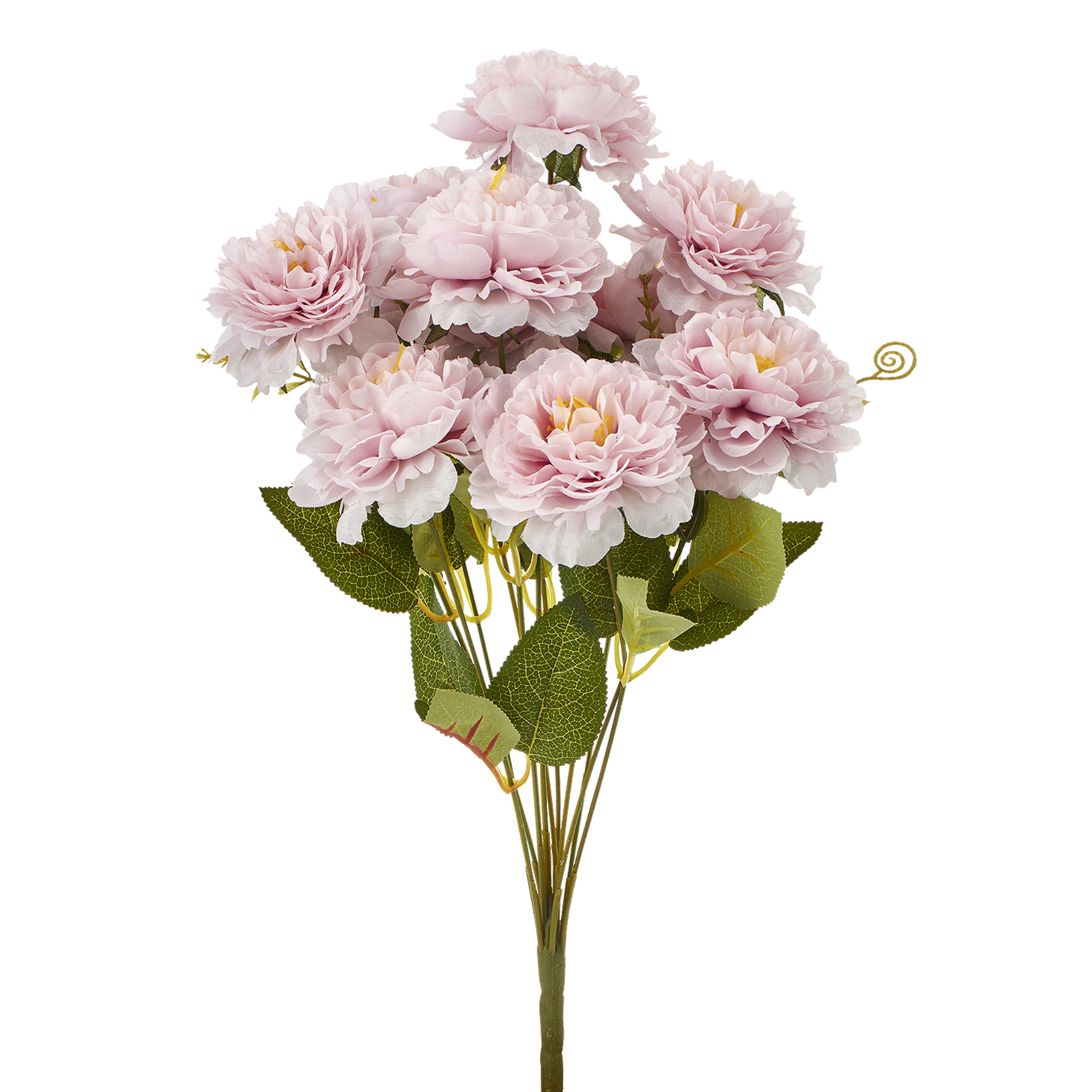 Artificial Camellia Bouquet 18" - Lavender