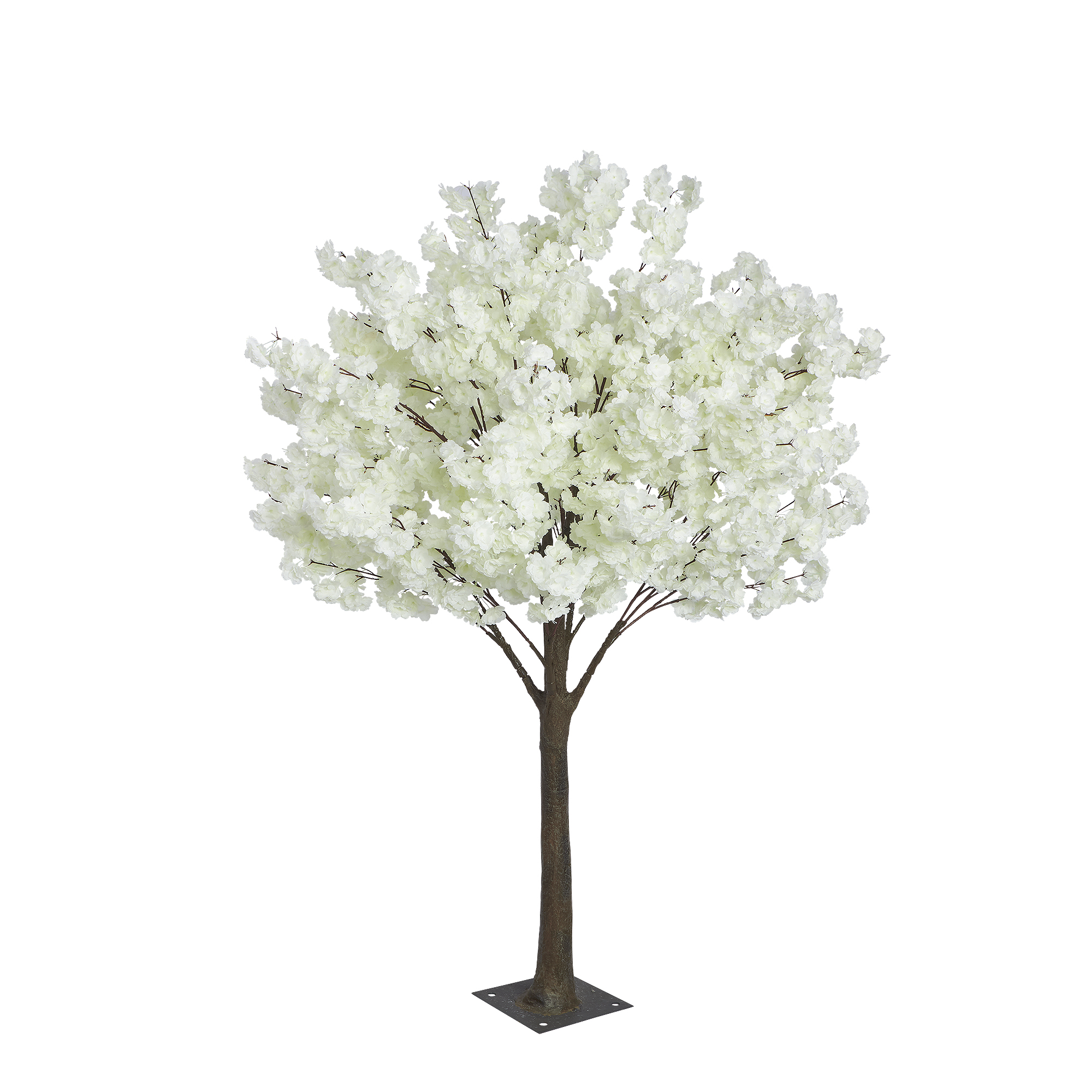 Artificial Flowering Cherry Blossom Tree 6ft - White