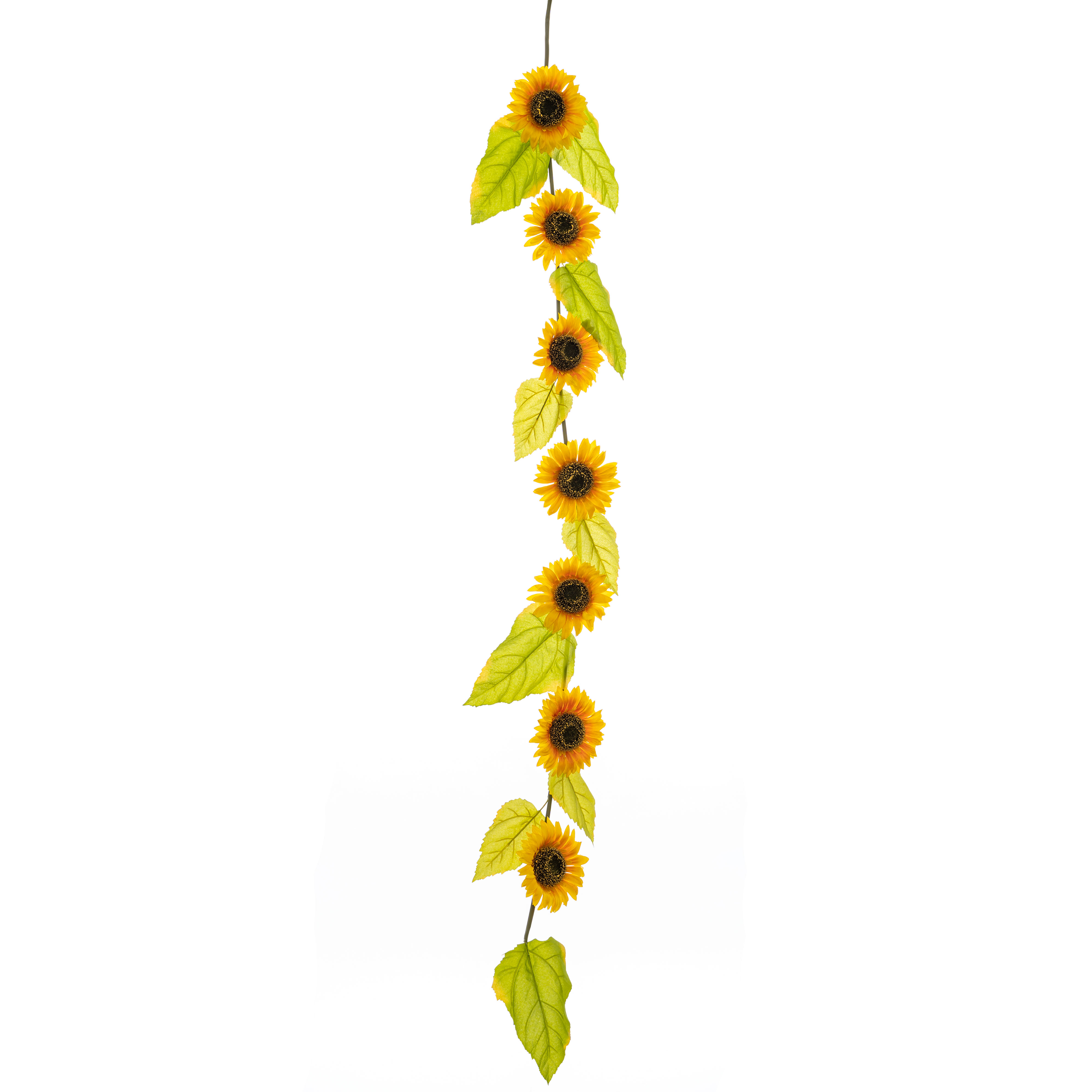Artificial Sunflower Cane Garland 75"