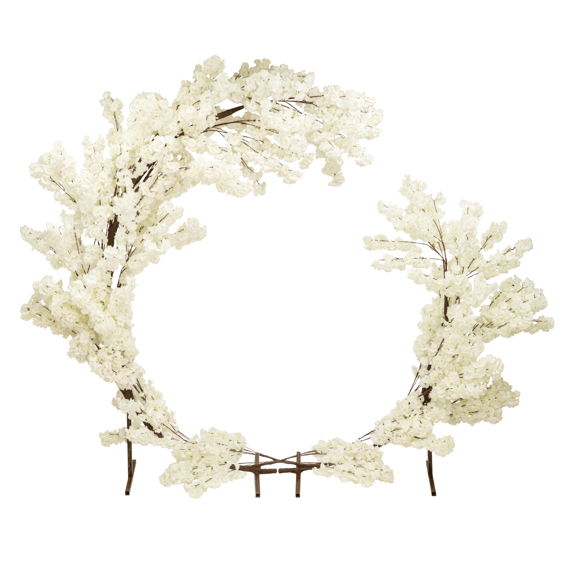 Artificial Cherry Blossom Arch 8ft - White