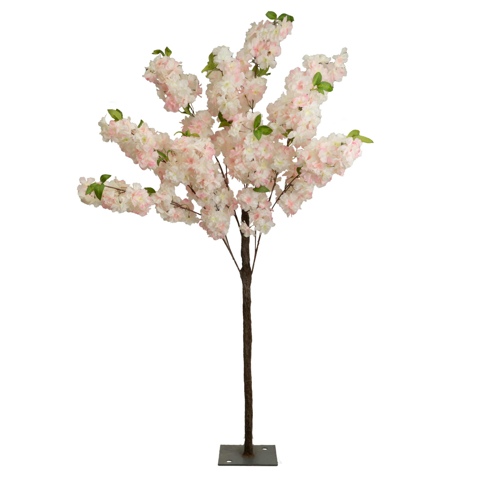 Artificial Hydrangea Bloom Tree 56" - Pink