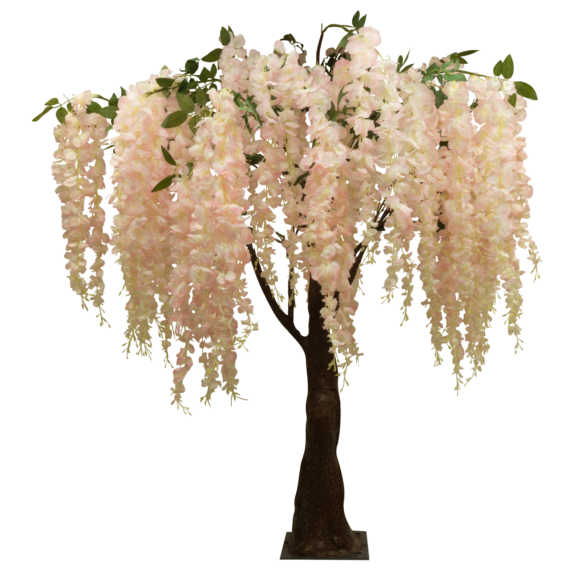 Artificial Drooping Wisteria Tree 75" - Pink