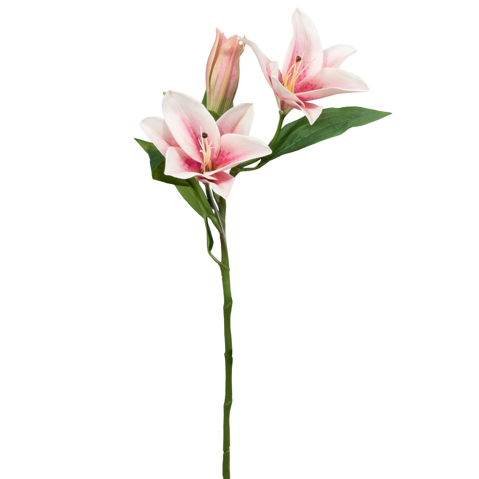 Artificial Tiger Lily Branch - Pink
