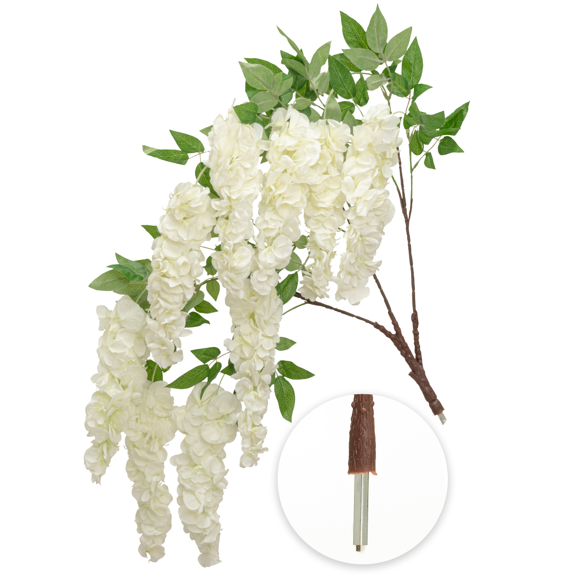 Interchangeable Wisteria Branch for Event Tree - White