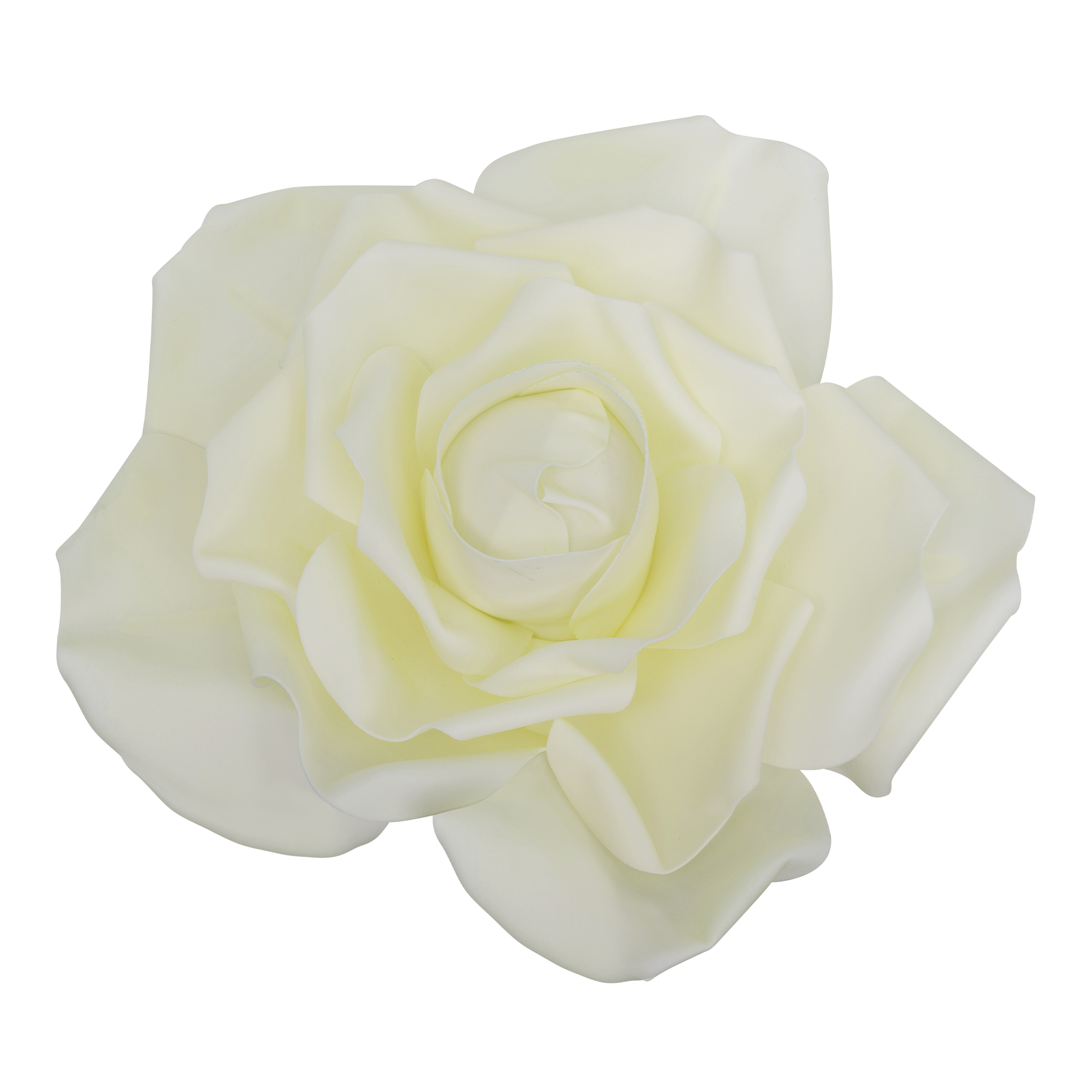 Foam Rose With LED Light 12" - Ivory