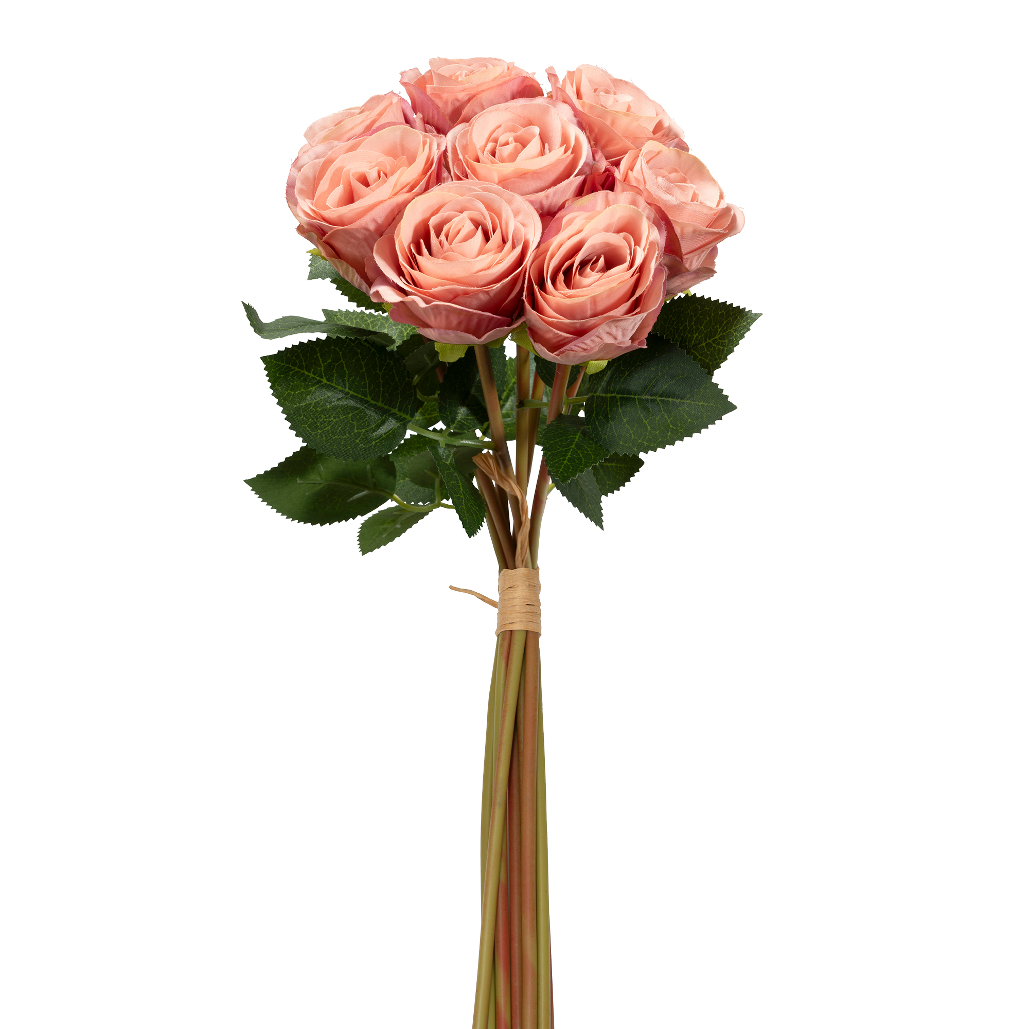 Artificial Rose Flower Bouquet - Blush