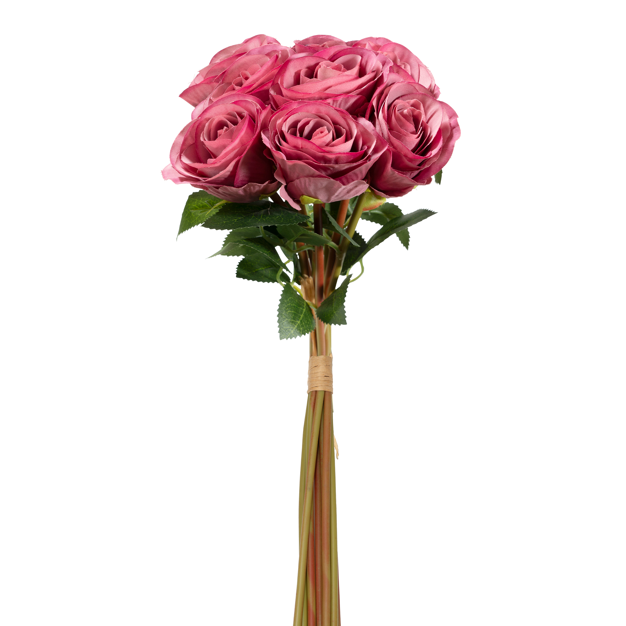 Artificial Rose Flower Bouquet - Mauve