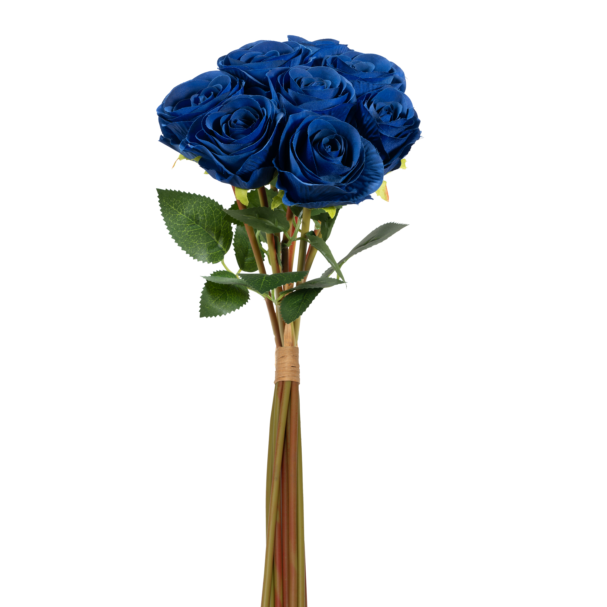 Artificial Rose Flower Bouquet - Royal Blue