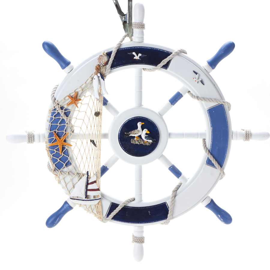 Decorative Nautical Wooden Ship Wheel