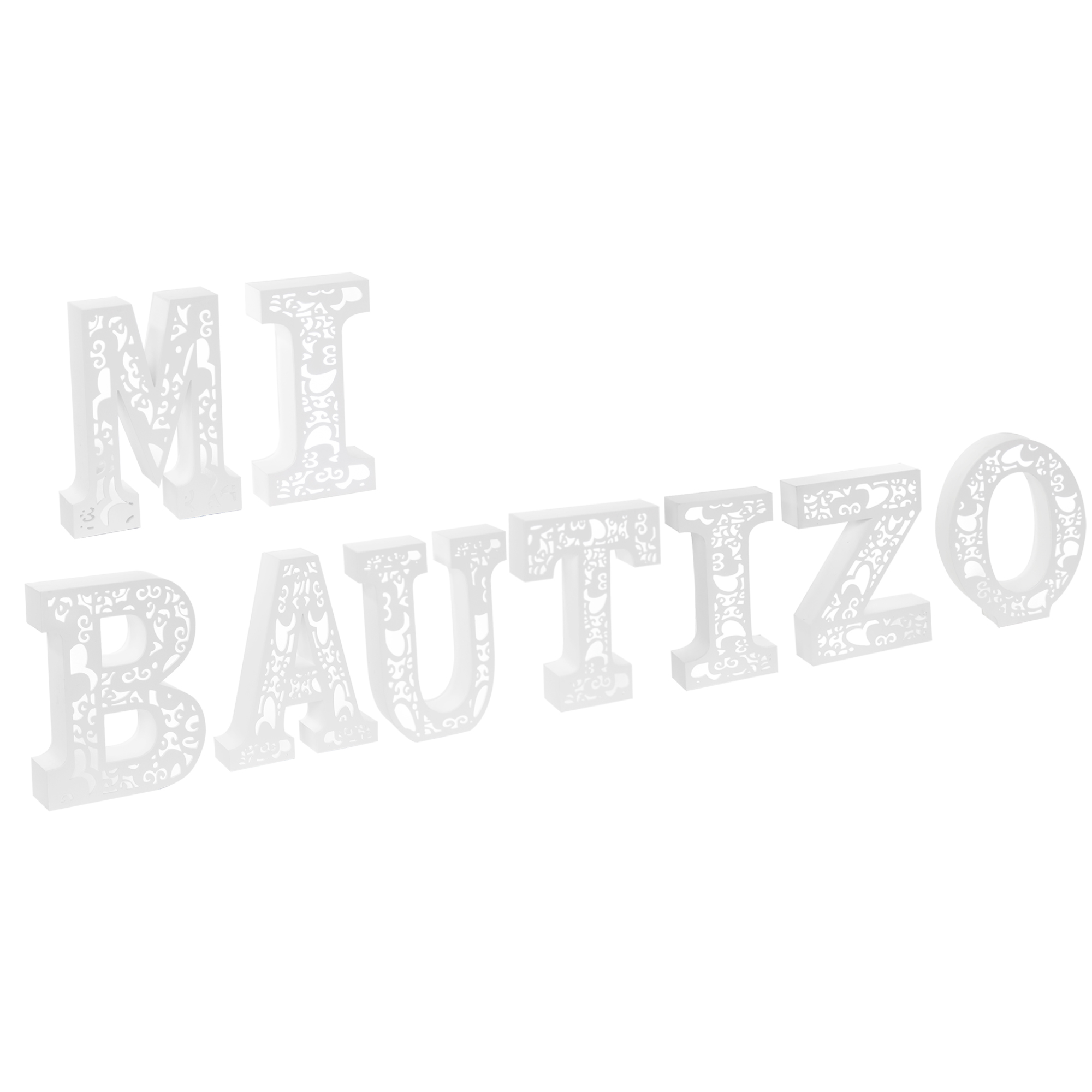 Decorative Light "MI BAUTIZO" - White
