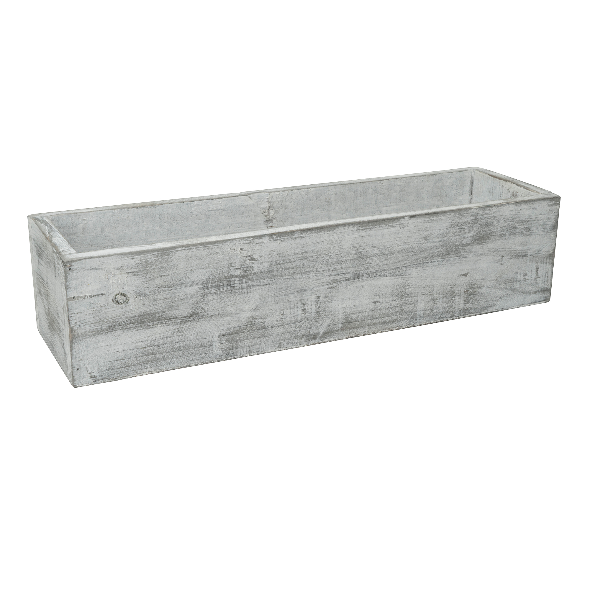 Wood Box 17" - White