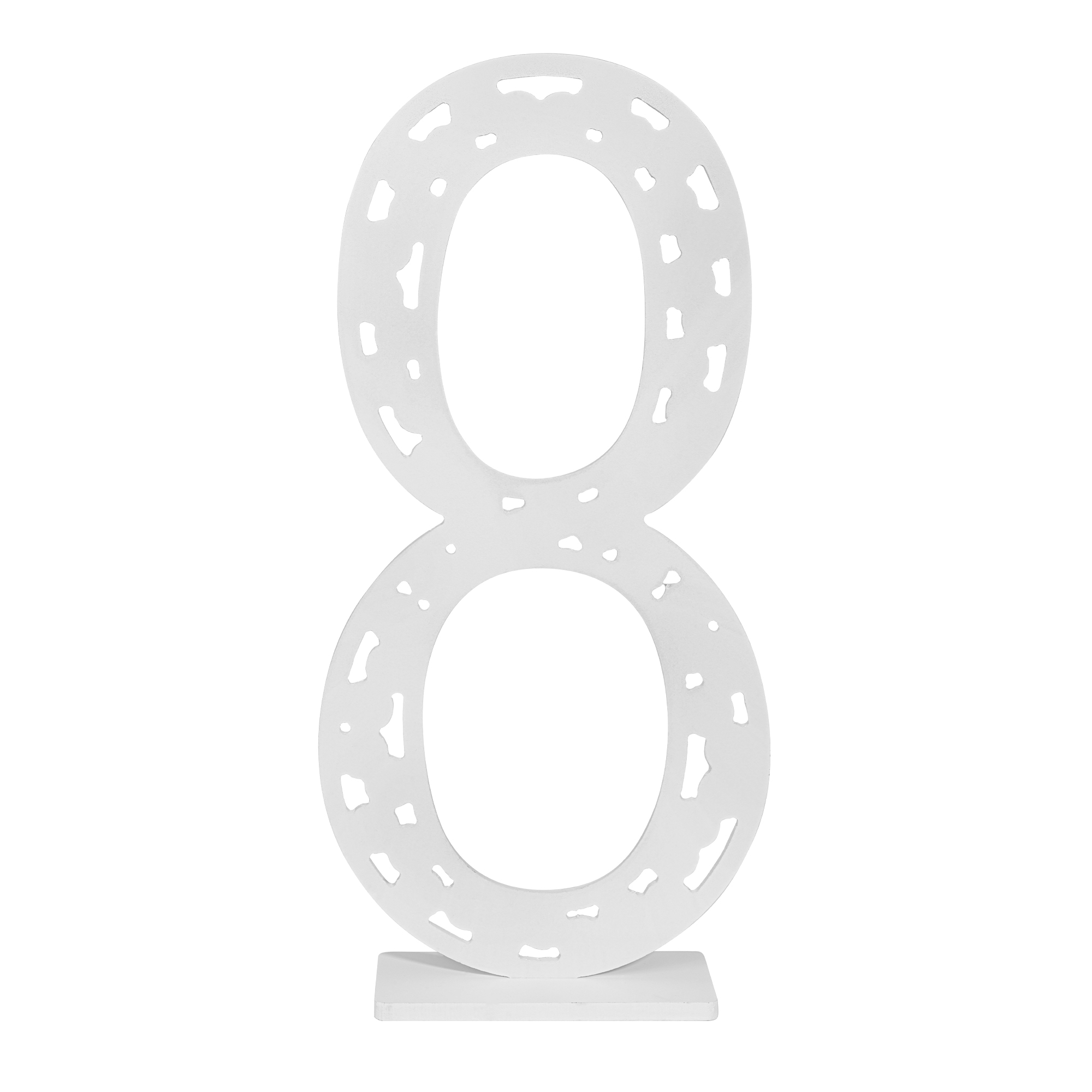 Wood Number With Base "8" 15¼"
