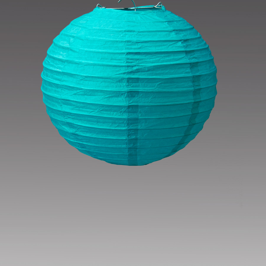Paper Lantern 8" - Aqua