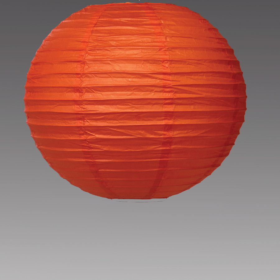 Paper Lantern 14" - Orange