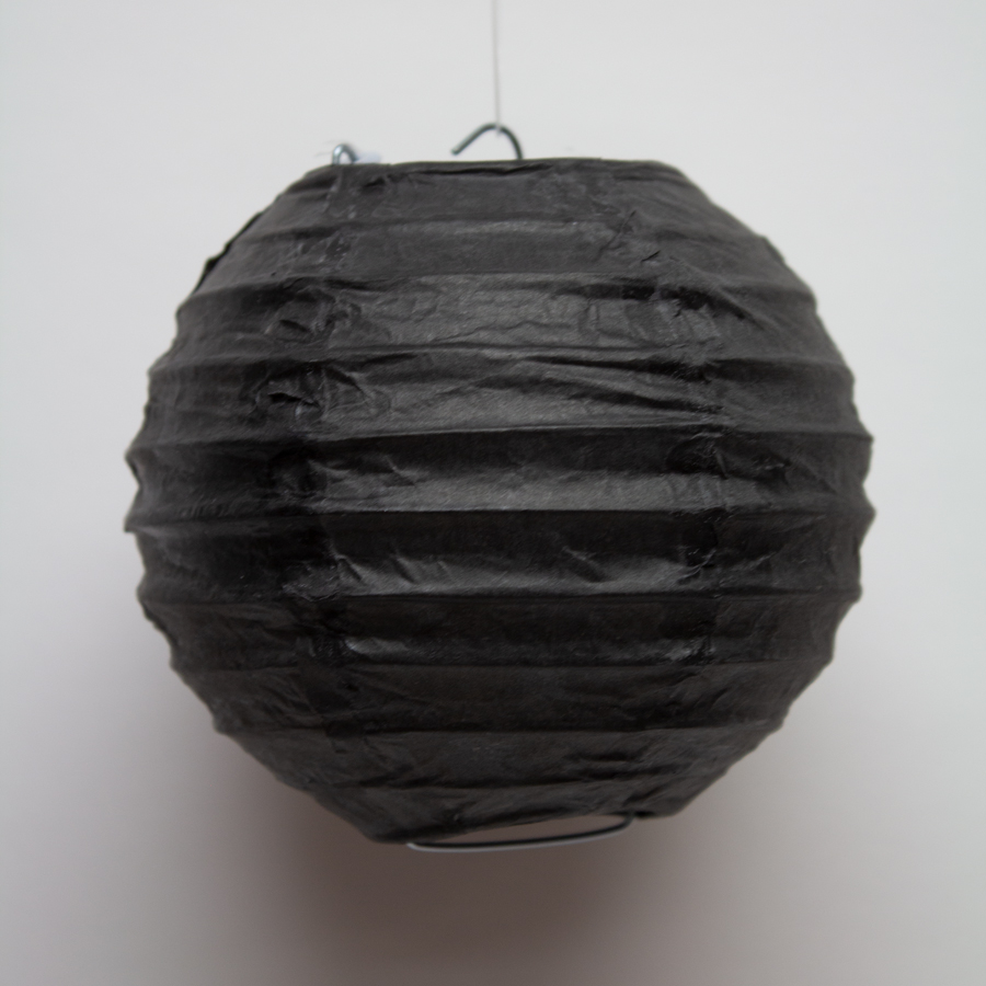 Paper Lantern 4" - Black